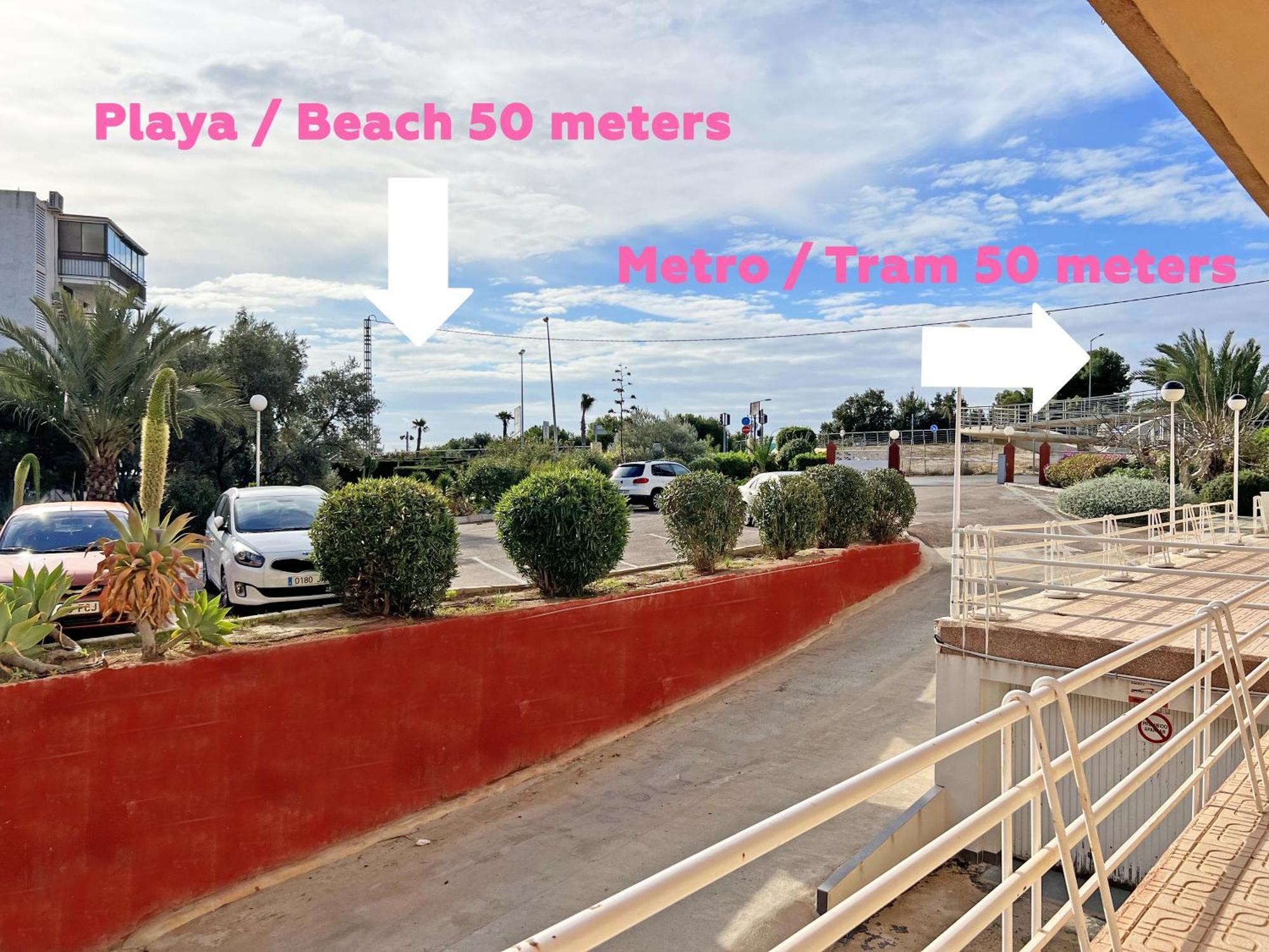 A 100 Metros De La Playa. Parking Gratuito Privado Leilighet Alicante Eksteriør bilde